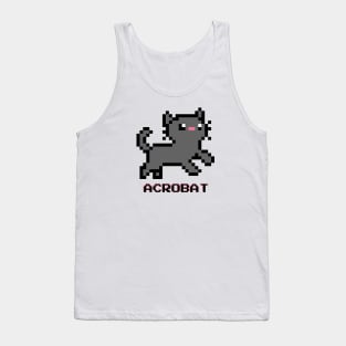 Acrobat Cat - Dark Gray Tank Top